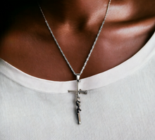 Load image into Gallery viewer, Stainless Steel Faith Cross Necklace