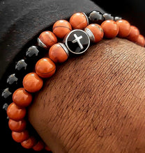 Load image into Gallery viewer, Double-Sided Black Cross Set