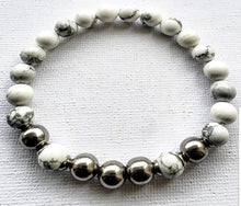 Load image into Gallery viewer, Judah- Silver Howlite