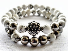 Load image into Gallery viewer, Judah- Silver Howlite