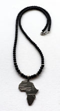 Load image into Gallery viewer, Small Stainless Steel Africa Map Necklace