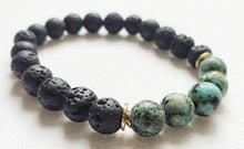Load image into Gallery viewer, African Turquoise Jasper Aromatherapy Bracelet