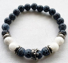 Load image into Gallery viewer, Crowned Crackle Agate Set