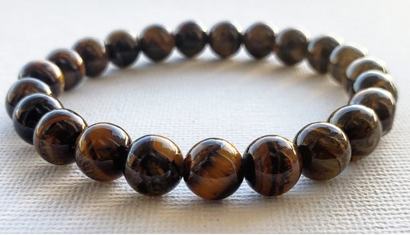 Tiger's Eye Bracelet, 8mm